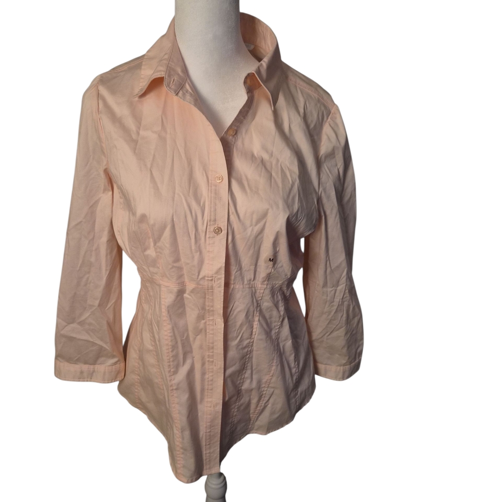 New York & Company Light Pink Collared Shirt